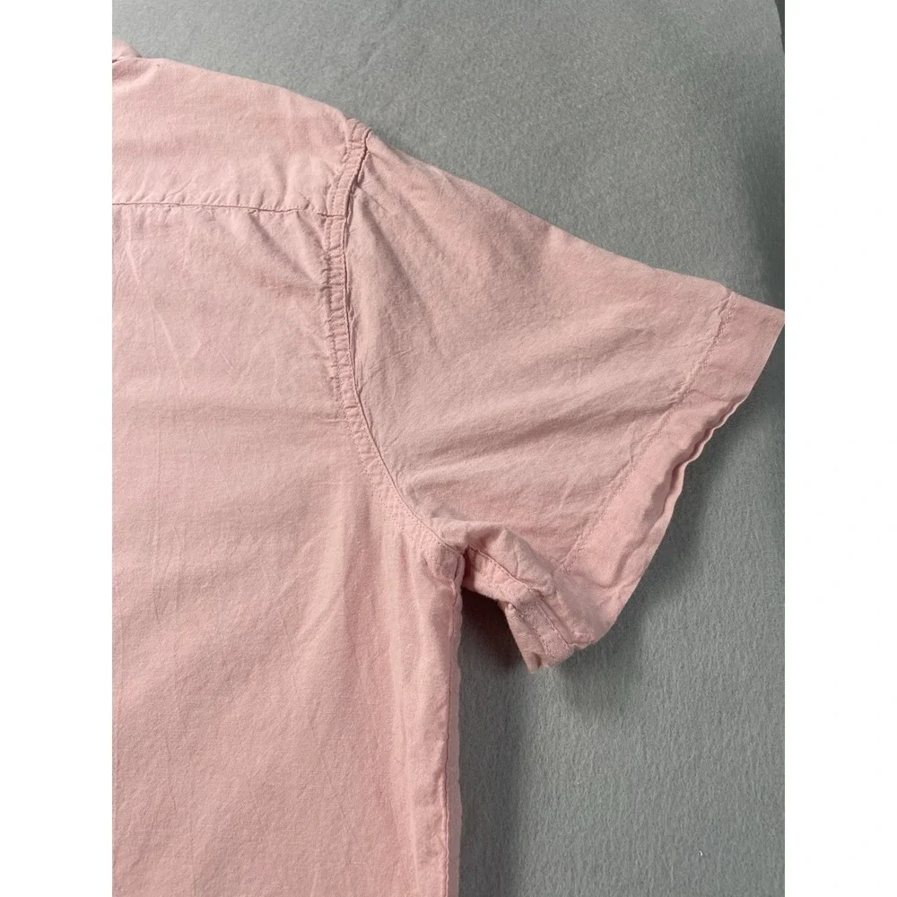 Levi's Pink Mens Button Up Short Sleeve  XXL‎ Linen Blend Beachy Casual